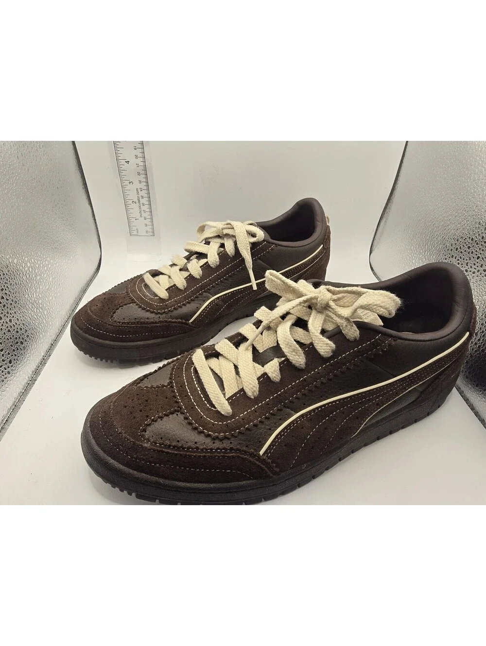 PUMA Size 12 We Are Legends Neo Renaissance Premier Court  Mens Brown Sneakers